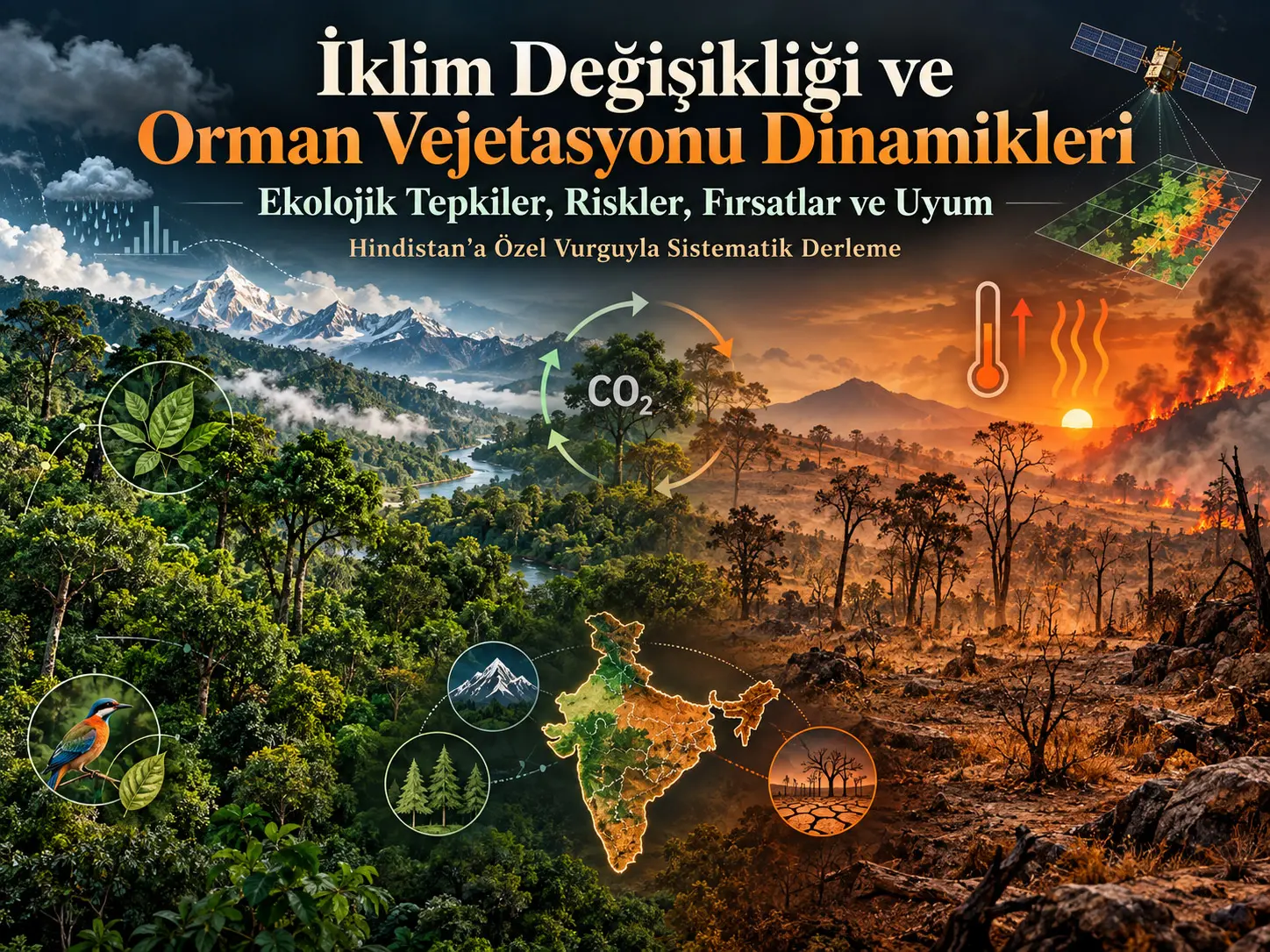 İklim Değişikliği ve Orman Vejetasyonu Dinamikleri: Ekolojik Tepkiler, Riskler, Fırsatlar ve Uyum