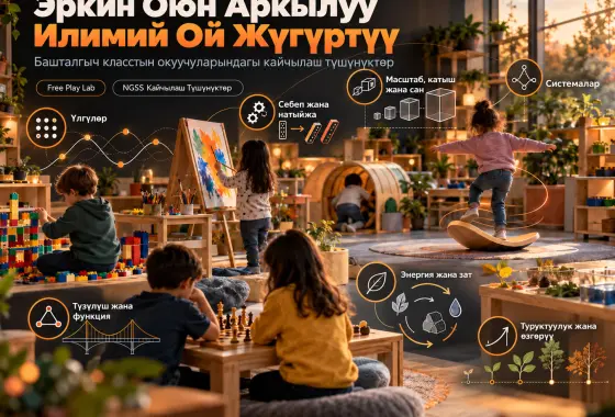 Илимде кайчылаш түшүнүктөрдү эркин оюн аркылуу ачуу: башталгыч класстын окуучулары менен 12 жумалык, эки когорттук изилдөө