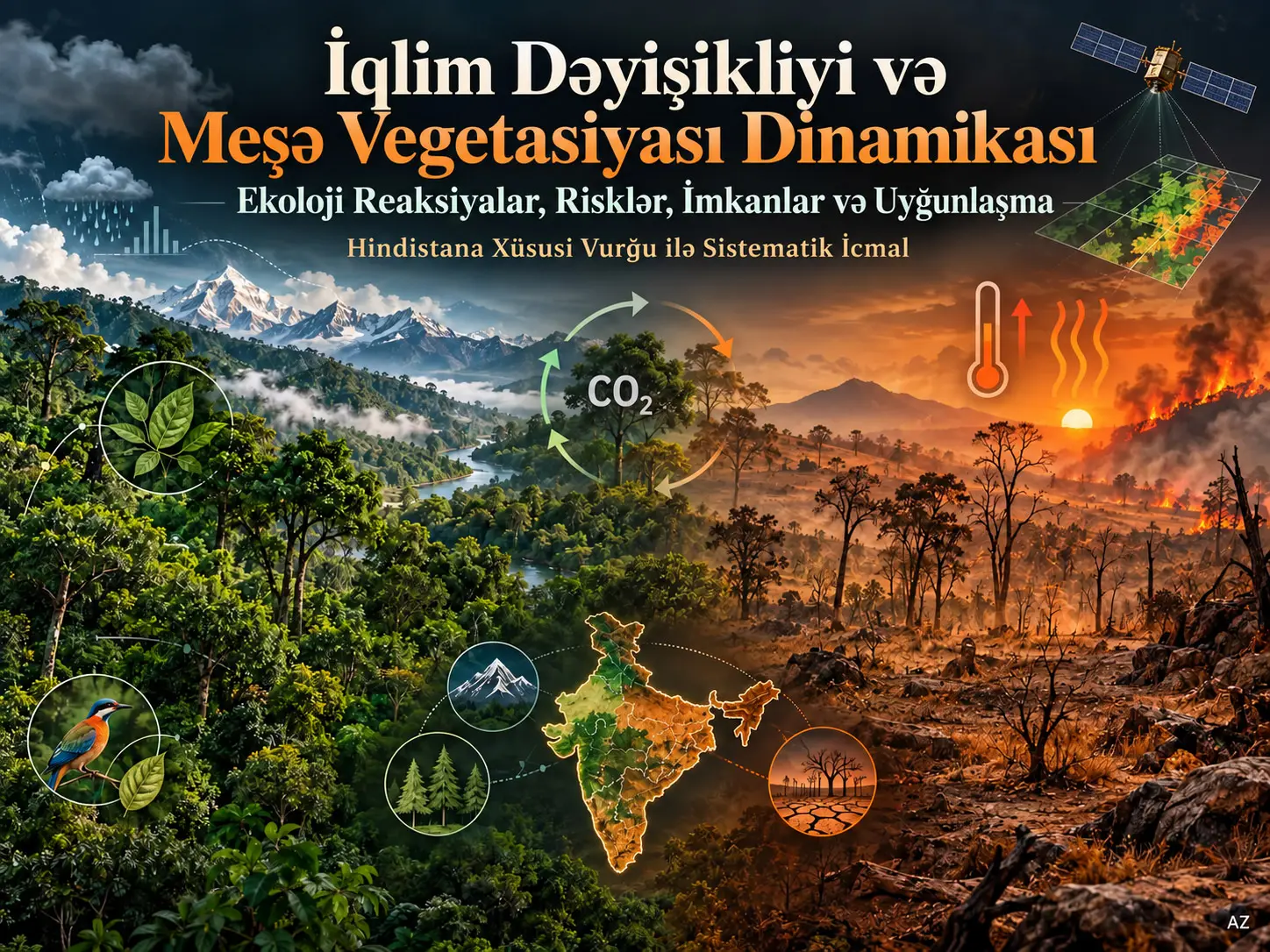 İqlim Dəyişikliyi və Meşə Vegetasiyası Dinamikası: Ekoloji Reaksiyalar, Risklər, İmkanlar və Uyğunlaşma