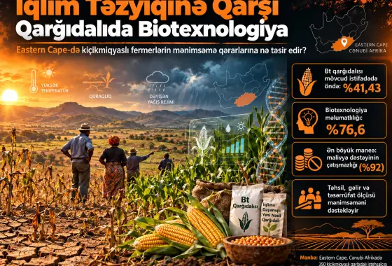 İqlim Dəyişikliyinin Təsirlərini Azaltmaq Üçün Fermerlərin Bitkiçilik Biotexnologiyasını Mənimsəməsinə Təsir Edən Amillər: Eastern Cape, Cənubi Afrika Nümunəsi
