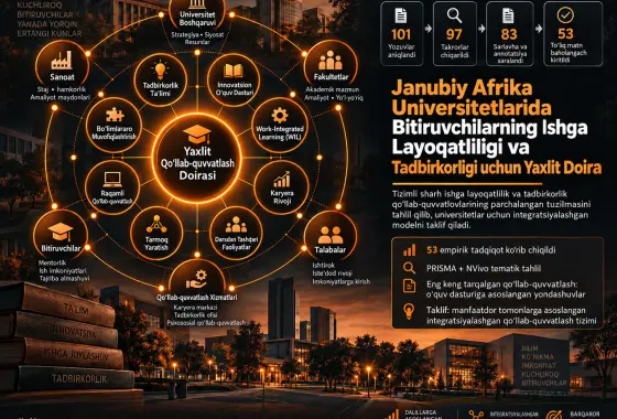 Janubiy Afrika Universitetlarida Bitiruvchilarning Ishga Layoqatliligi va Tadbirkorligini Rivojlantirishga Qaratilgan Yaxlit Doira: Tizimli Sharh