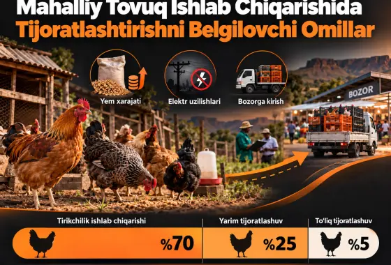 Janubiy Afrikada Mahalliy Tovuq Ishlab Chiqarishini Tijoratlashtirishni Belgilovchi Omillar: COVID-19dan Keyingi Yangi Natijalar