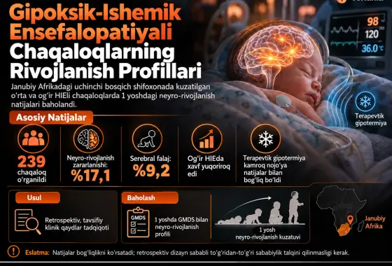 Janubiy Afrikadagi Uchinchi Bosqich Shifoxonada Gipoksik-Ishemik Ensefalopatiyali Chaqaloqlarning Rivojlanish Profillari