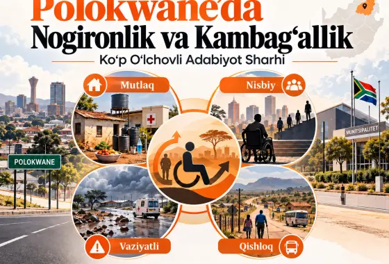 Janubiy Afrikaning Polokwane Munitsipalitetida Nogironlik va Kambag‘allik O‘rtasidagi Aloqa: Ko‘p O‘lchovli Adabiyot Sharhi