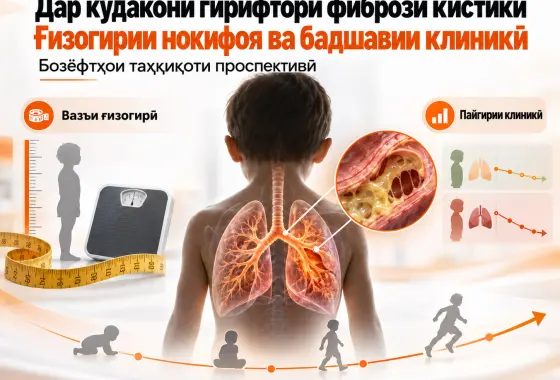 Камғизоӣ ва бадшавии клиникӣ дар кӯдакони гирифтори фибрози кистикӣ: Натиҷаҳо аз таҳқиқоти проспективӣ
