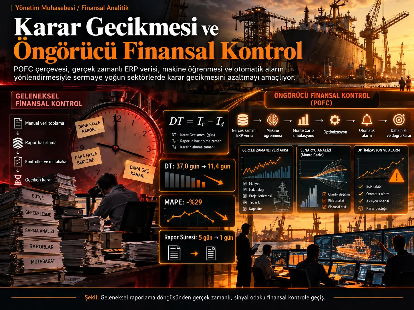Karar Gecikmesi ve Sermaye Yoğun Sektörlerde Öngörücü Operasyonel Finansal Kontrol Çerçevesi