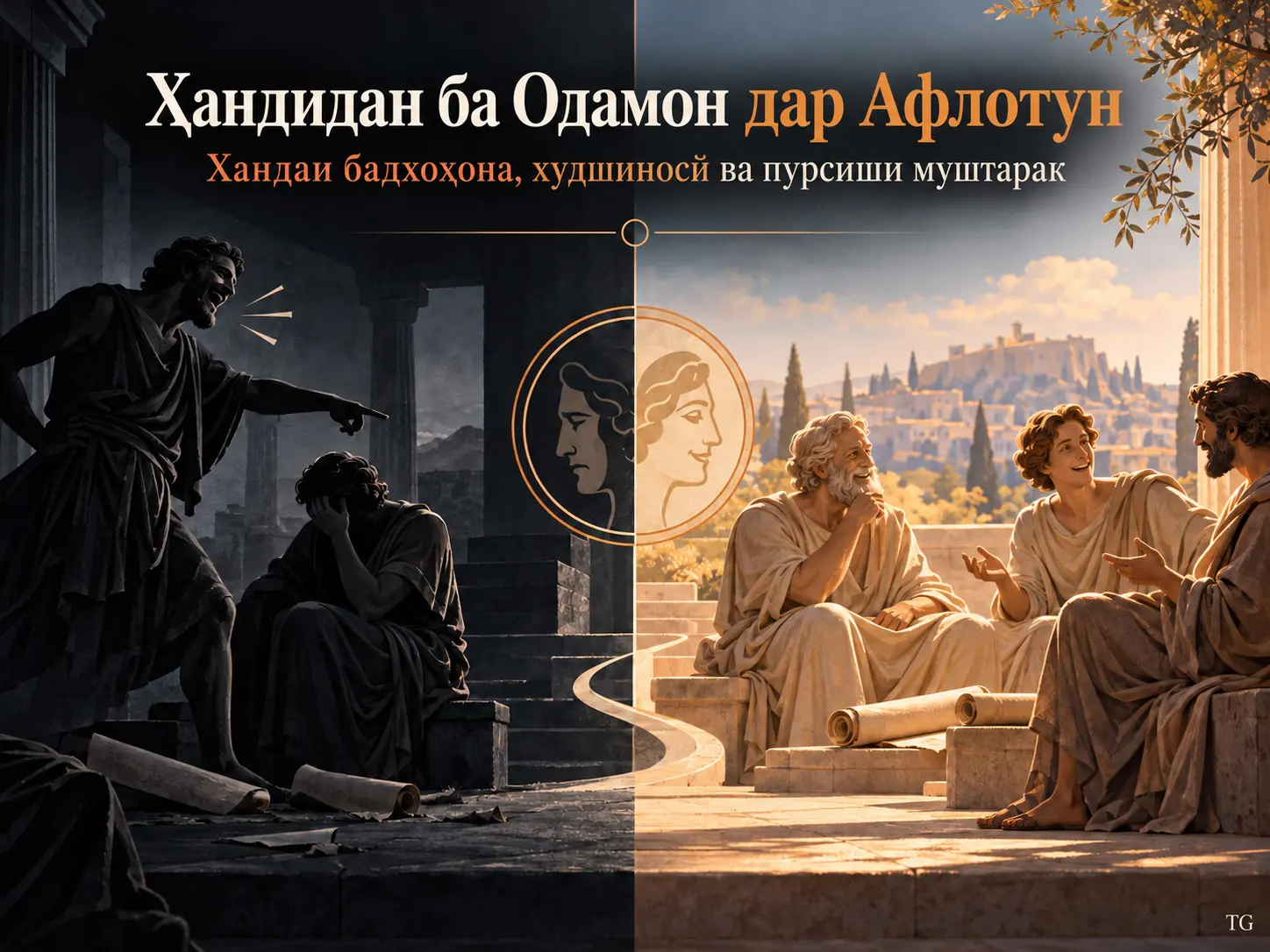 Хандидан ба Одамон дар Афлотун: Хандаи Бадхоҳона, Худшиносӣ ва Ахлоқи Пурсиши Фалсафӣ
