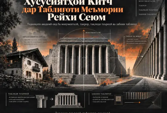 Хусусиятҳои Китч дар Таблиғоти Меъмории Рейхи Сеюм