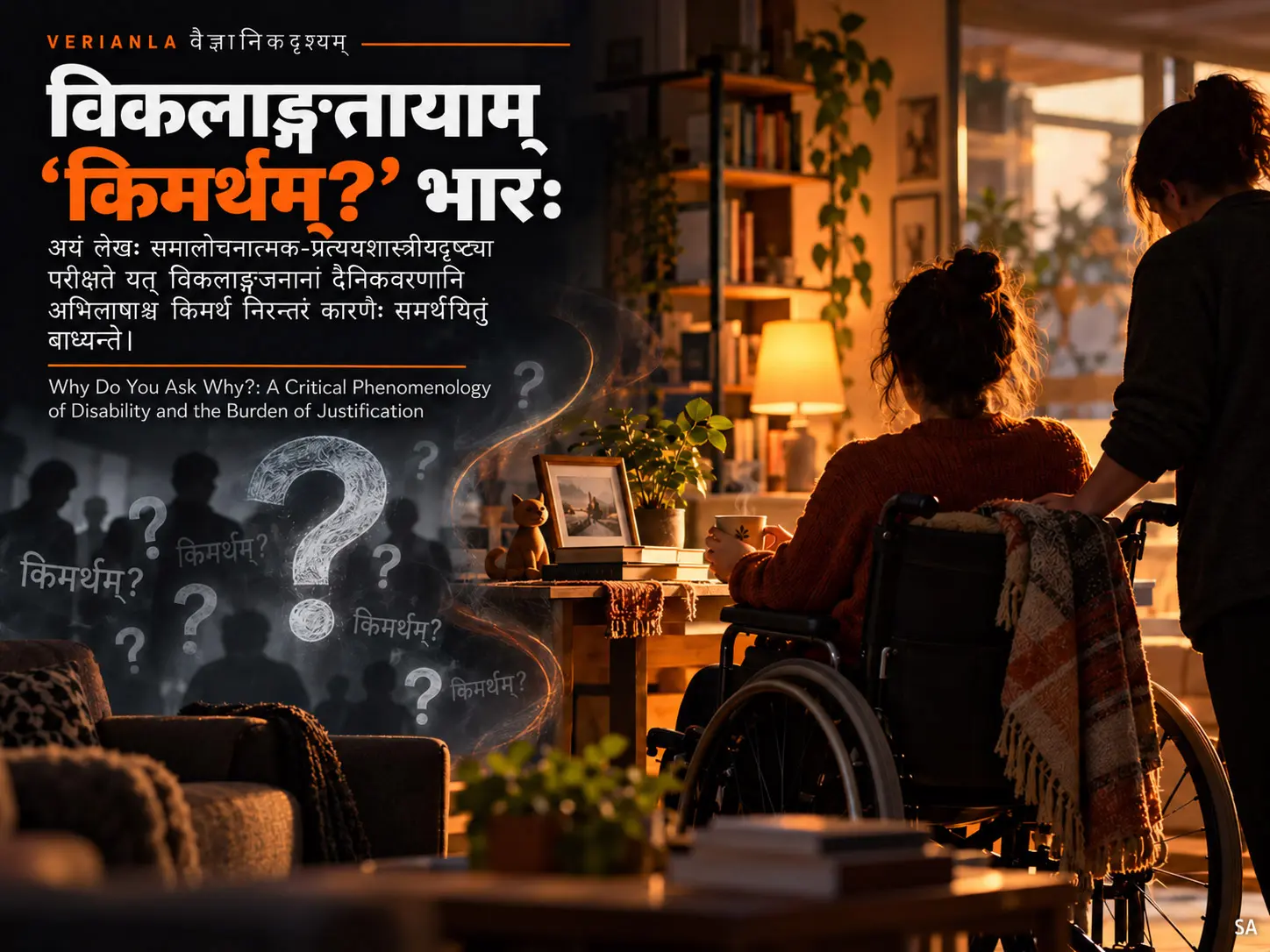 किमर्थं “किमर्थम्?” इति पृच्छथ? विकलाङ्गतायाः कारणप्रदर्शनभारस्य च Critical Phenomenology