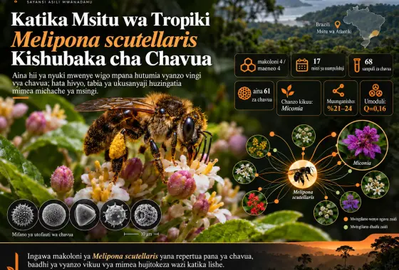 Kishubaka cha Chavua cha Melipona (Michmelia) scutellaris Latreille, 1811 katika Msitu wa Tropiki: Mtazamo wa Palinolojia