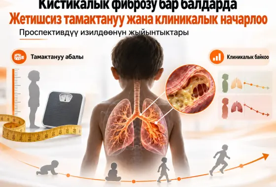 Кистоздук фиброзу бар балдардагы жетишсиз тамактануу жана клиникалык начарлоо: Проспективдүү изилдөөнүн жыйынтыктары