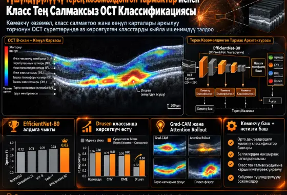 Класс Тең Салмаксыз OCT Классификациясы Үчүн Түшүндүрүлүүчү Терең Көзөмөлдөнгөн Тармактар