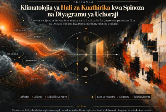 Klimatolojia ya Hali za Kuathirika kwa Spinoza na Diyagramu ya Uchoraji