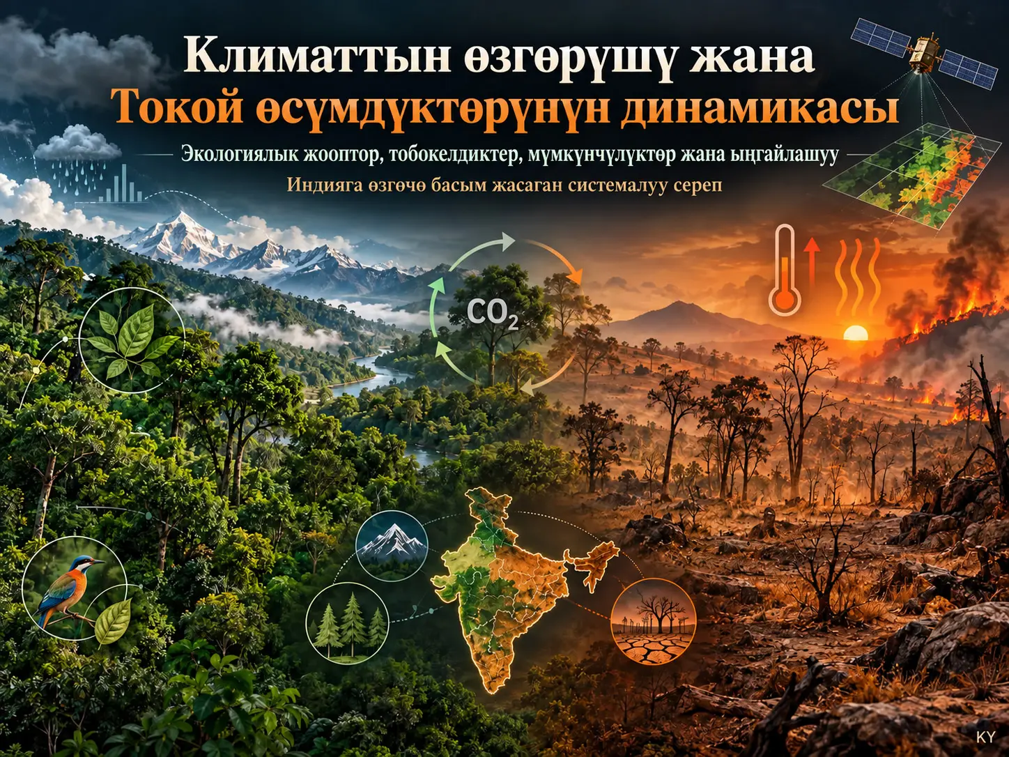 Климаттын өзгөрүшү жана токой өсүмдүктөрүнүн динамикасы: экологиялык жооптор, тобокелдиктер, мүмкүнчүлүктөр жана ыңгайлашуу