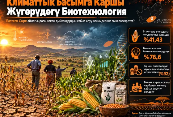 Климаттын Өзгөрүшүнүн Таасирин Азайтуу Үчүн Дыйкандардын Өсүмдүк Өстүрүү Биотехнологиясын Кабыл Алуусуна Таасир Эткен Факторлор: Eastern Cape, Түштүк Африка Мисалы