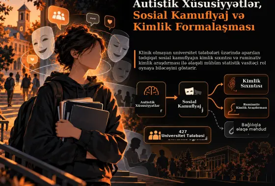 Klinik Olmayan Universitet Tələbələri Populyasiyasında Autistik Xüsusiyyətlər, Sosial Kamuflyaj və Kimliyin Formalaşması