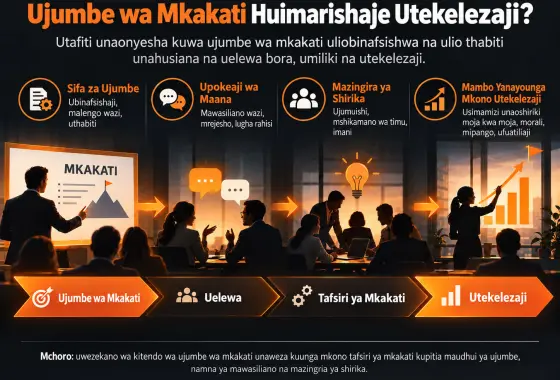 Kuchunguza Uwezekano wa Kitendo wa Ujumbe wa Mkakati kama Mpatanishi katika Tafsiri ya Mkakati kwa Utekelezaji Wenye Ufanisi Zaidi