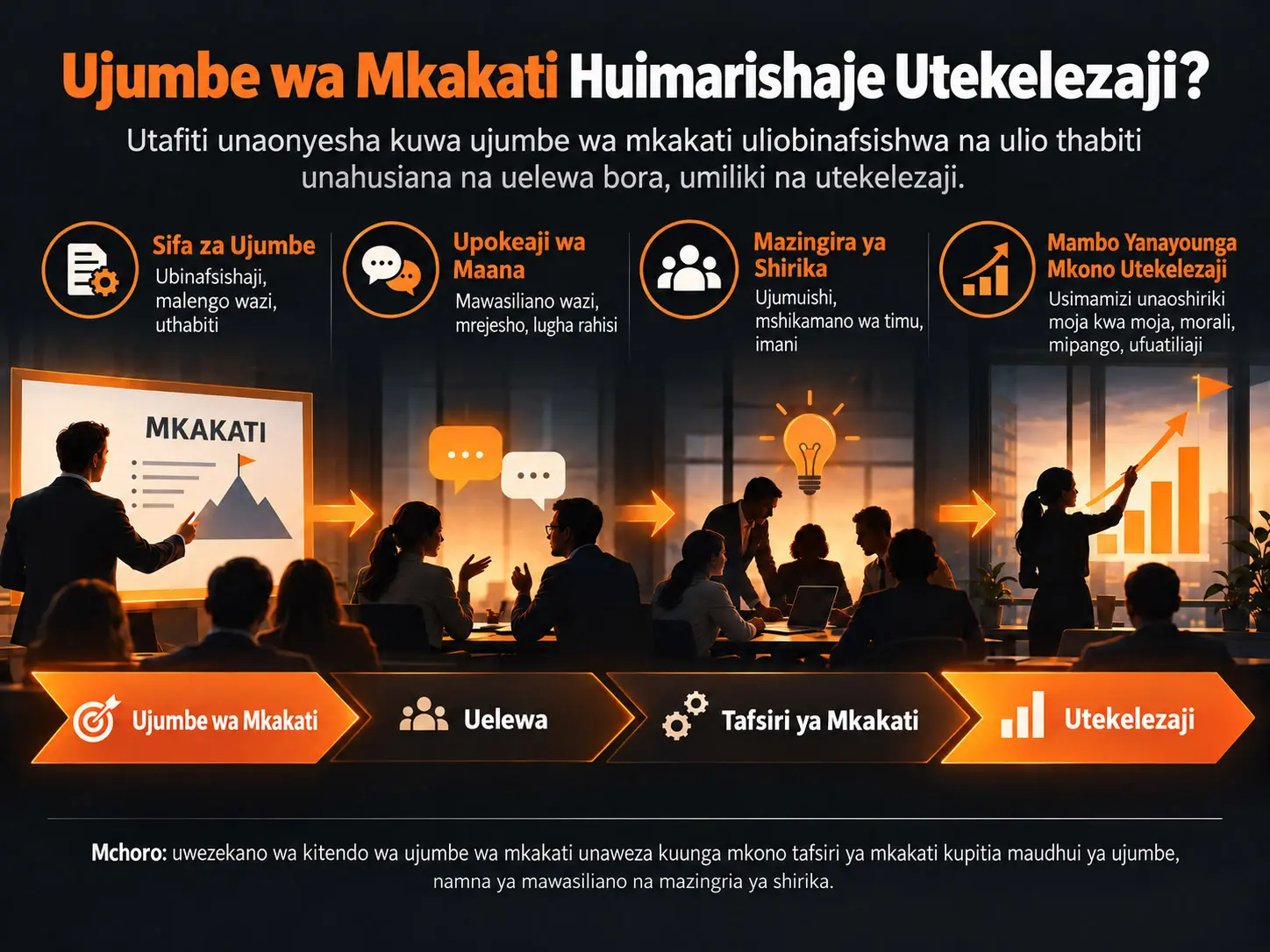 Kuchunguza Uwezekano wa Kitendo wa Ujumbe wa Mkakati kama Mpatanishi katika Tafsiri ya Mkakati kwa Utekelezaji Wenye Ufanisi Zaidi