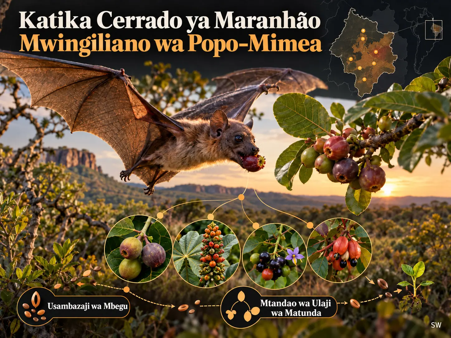 Kufichua Mwingiliano wa Popo–Mimea katika Cerrado ya Maranhão