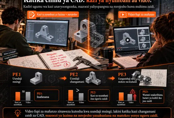 Kusawazisha Kazi za Nyumbani na Ufundishaji wa Video: Uchambuzi wa Sehemu Mtambuka Unaorudiwa wa Matokeo ya Kozi ya CAD