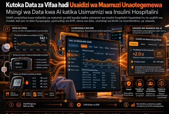 Kutoka Data za Vifaa hadi Usaidizi wa Maamuzi Unaotegemewa: Kujenga Msingi wa AI katika Usimamizi wa Insulini Hospitalini
