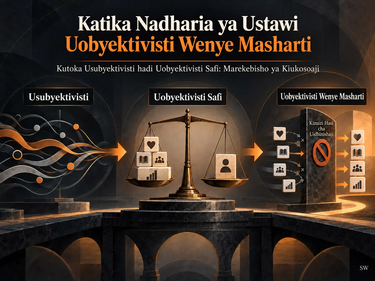 Kutoka Usubyektivisti hadi Uobyektivisti Safi na Uobyektivisti Wenye Masharti
