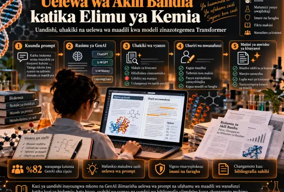 Kuunganisha Uelewa wa Akili Bandia katika Elimu ya Uzamili ya Kemia: Kutumia Nguvu ya Modeli Zinazotegemea Transformer