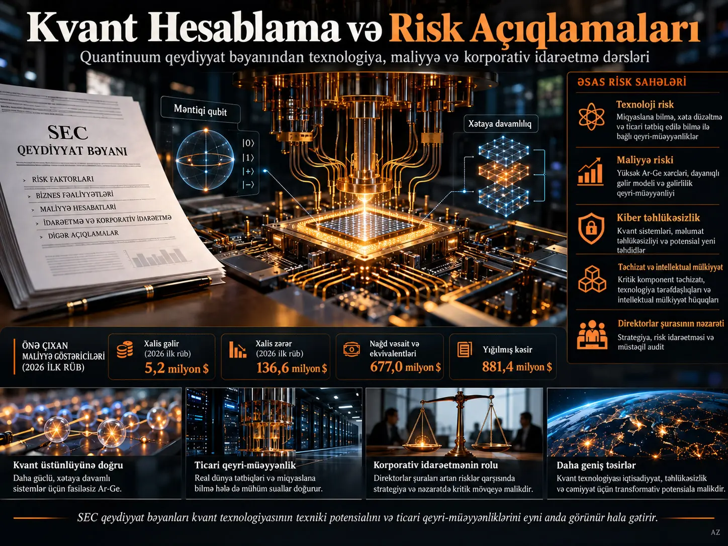 Kvant Hesablama: Quantinuum Inc. Qeydiyyat Bəyanatından Çıxarılan Texnologiya, Risk və Korporativ İdarəetmə Dərsləri
