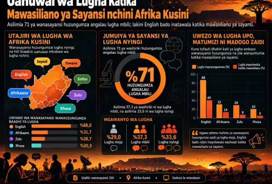 Lugha, Kujifunza na Mwingiliano: Ujuzi wa Mawasiliano ya Sayansi wa Wanasayansi nchini Afrika Kusini