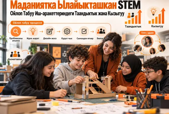 Маданиятка Ылайыкташкан STEM Окуу Программасы жана Өзүнө Жакындык Орто Мектеп Окуучуларынын Ойлоп Табуу Иш-аракеттериндеги Таандыктык жана Кызыгуу Кабылдоолорун Кантип Өзгөртөт?