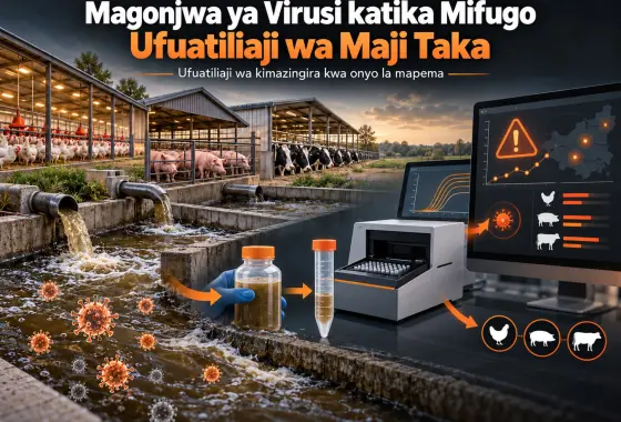 Maji Taka kama Kiashiria cha Tahadhari ya Mapema kwa Magonjwa ya Virusi Yanayoibuka katika Ufugaji: Mapitio ya Kimfumo