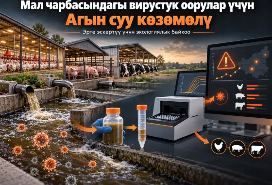 Мал Чарбачылыгында Пайда Болуп Жаткан Вирустук Оорулардын Эрте Эскертүү Көрсөткүчү Катары Саркынды Суу: Системалуу Сереп