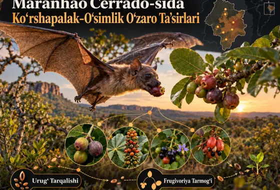 Maranhão Cerrado-sida Ko‘rshapalak–O‘simlik O‘zaro Ta’sirlarini Ochib Berish
