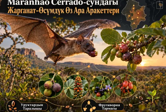 Maranhão Cerrado-сундагы Жарганат–Өсүмдүк Өз Ара Аракеттерин Ачып Көрсөтүү
