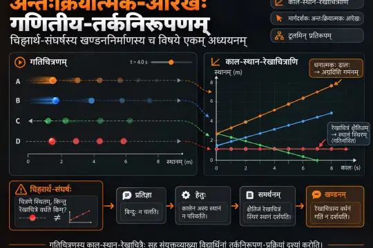 मार्गदर्शकैः परस्परक्रियात्मकैः आरेखैः विद्यार्थिनां गणितीयतर्कप्रक्रिया: Semiotic Conflict तथा Rebuttal-निर्माणविषये एकं प्रकरणाध्ययनम्
