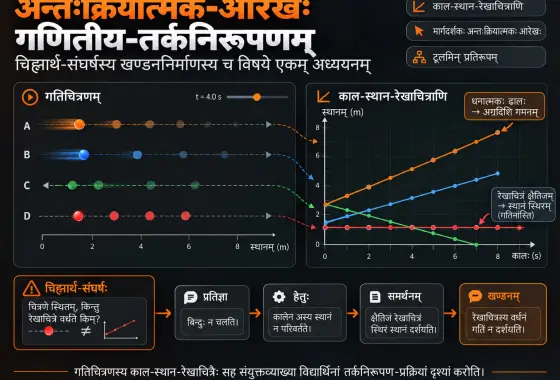 मार्गदर्शकैः परस्परक्रियात्मकैः आरेखैः विद्यार्थिनां गणितीयतर्कप्रक्रिया: Semiotic Conflict तथा Rebuttal-निर्माणविषये एकं प्रकरणाध्ययनम्