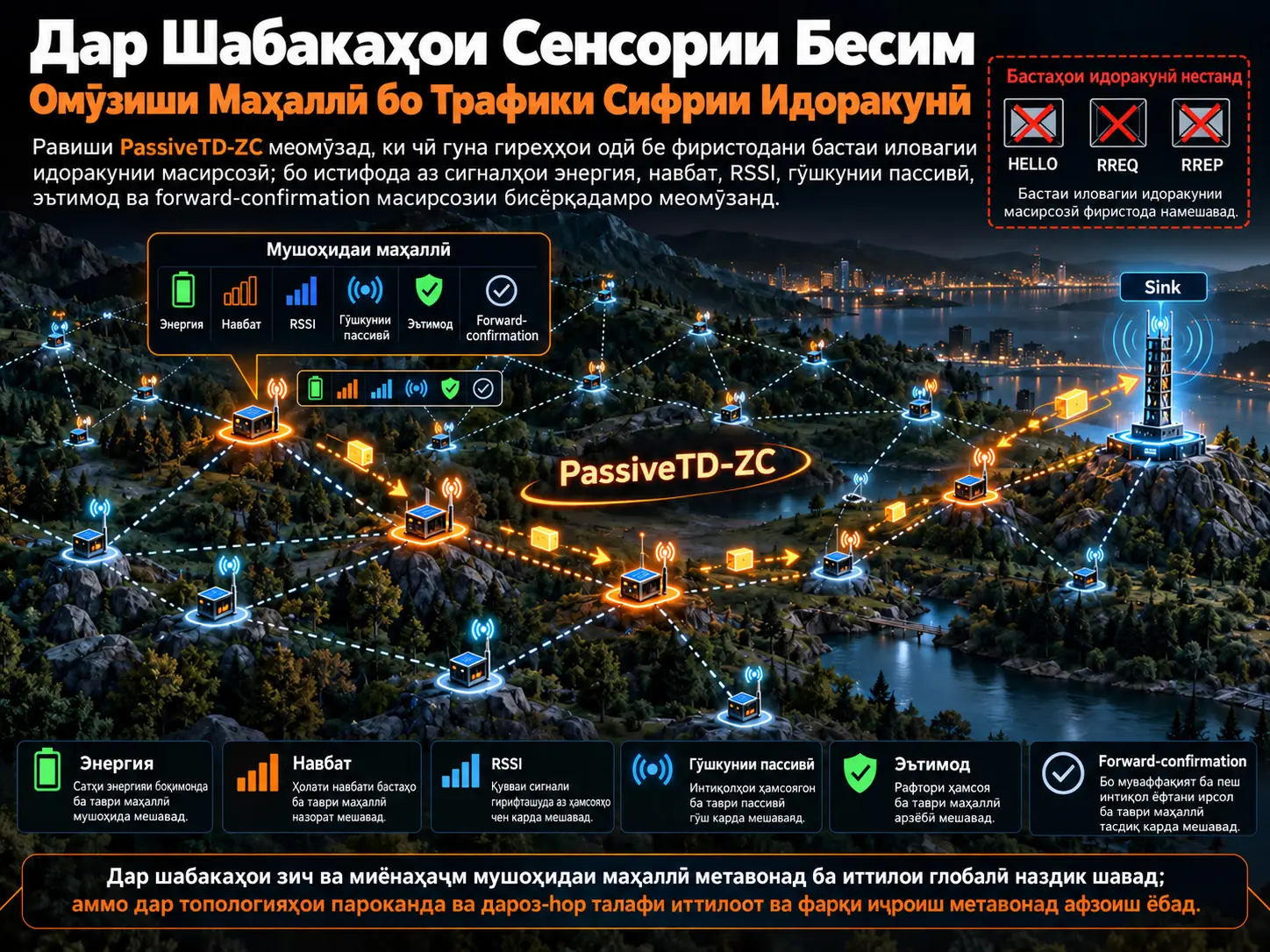 Масирсозии Омӯзиши Тақвиятӣ бо Мушоҳидашавии Маҳаллӣ ва Трафики Сифрии Идоракунӣ дар Гиреҳҳои Одӣ