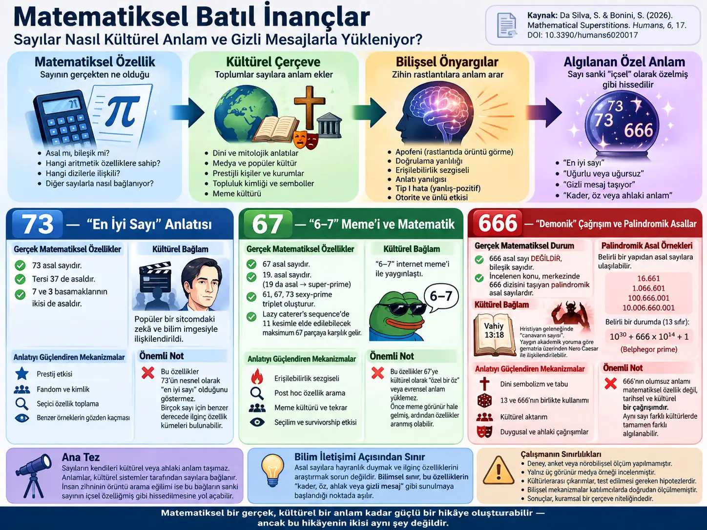 Matematiksel Batıl İnançlar: Sayılar Nasıl Kültürel Anlam ve Gizli Mesajlarla Yükleniyor?