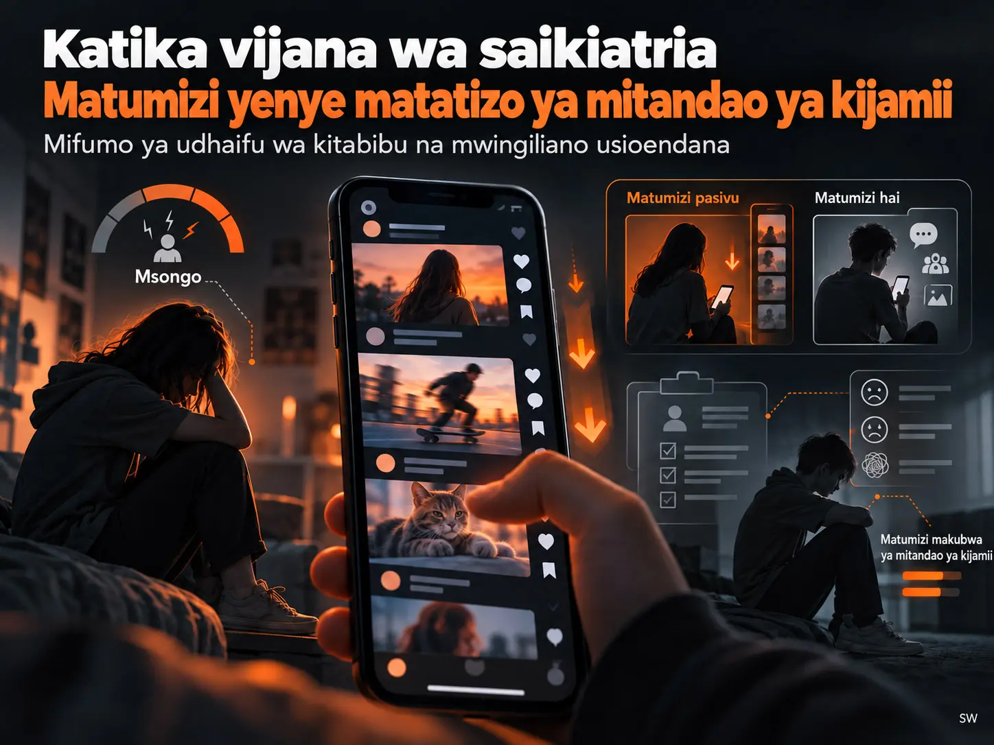 Matumizi Yenye Matatizo ya Mitandao ya Kijamii kwa Vijana Balehe Wanaofanyiwa Tathmini ya Kiakili: Udhaifu wa Kliniki na Mifumo Isiyofaa ya Mwingiliano