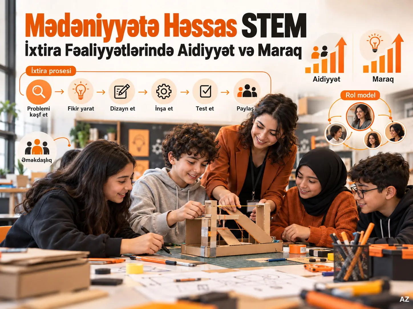 Mədəniyyətə Həssas STEM Kurikulumu və Əlaqələndirilə Bilənlik Orta Məktəb Şagirdlərinin İxtira Fəaliyyətlərində Aidiyyət və Maraq Qavrayışlarını Necə Dəyişir?