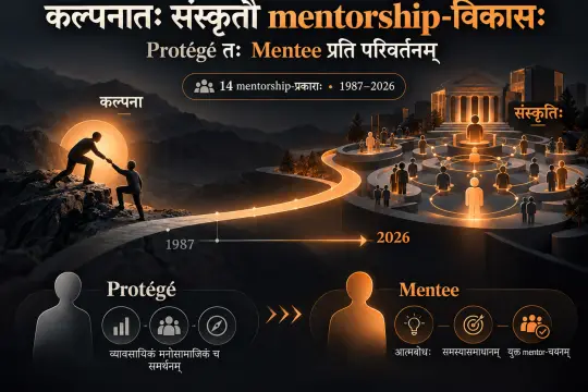 “Mentorship” इति संकल्पनायाः कल्पनातः संस्कृतौ विकासः तथा “Protégé” तः “Mentee” प्रति परिवर्तनम्: 14 mentorship-प्रकाराधारितम् अन्वेषणम्
