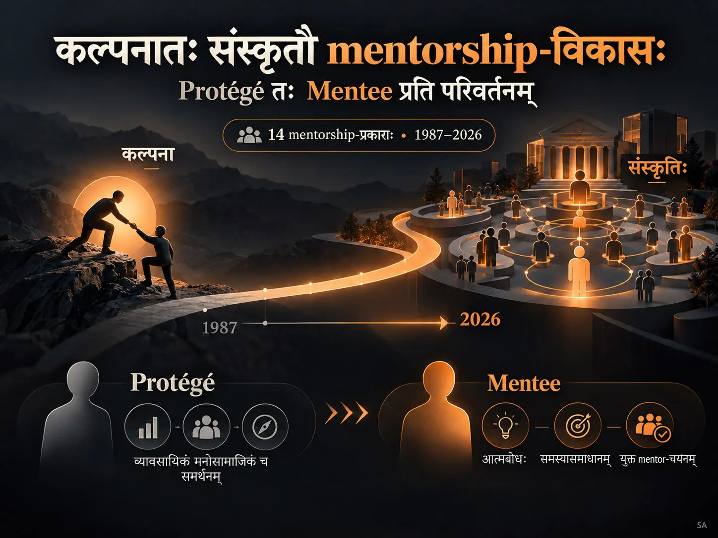 “Mentorship” इति संकल्पनायाः कल्पनातः संस्कृतौ विकासः तथा “Protégé” तः “Mentee” प्रति परिवर्तनम्: 14 mentorship-प्रकाराधारितम् अन्वेषणम्