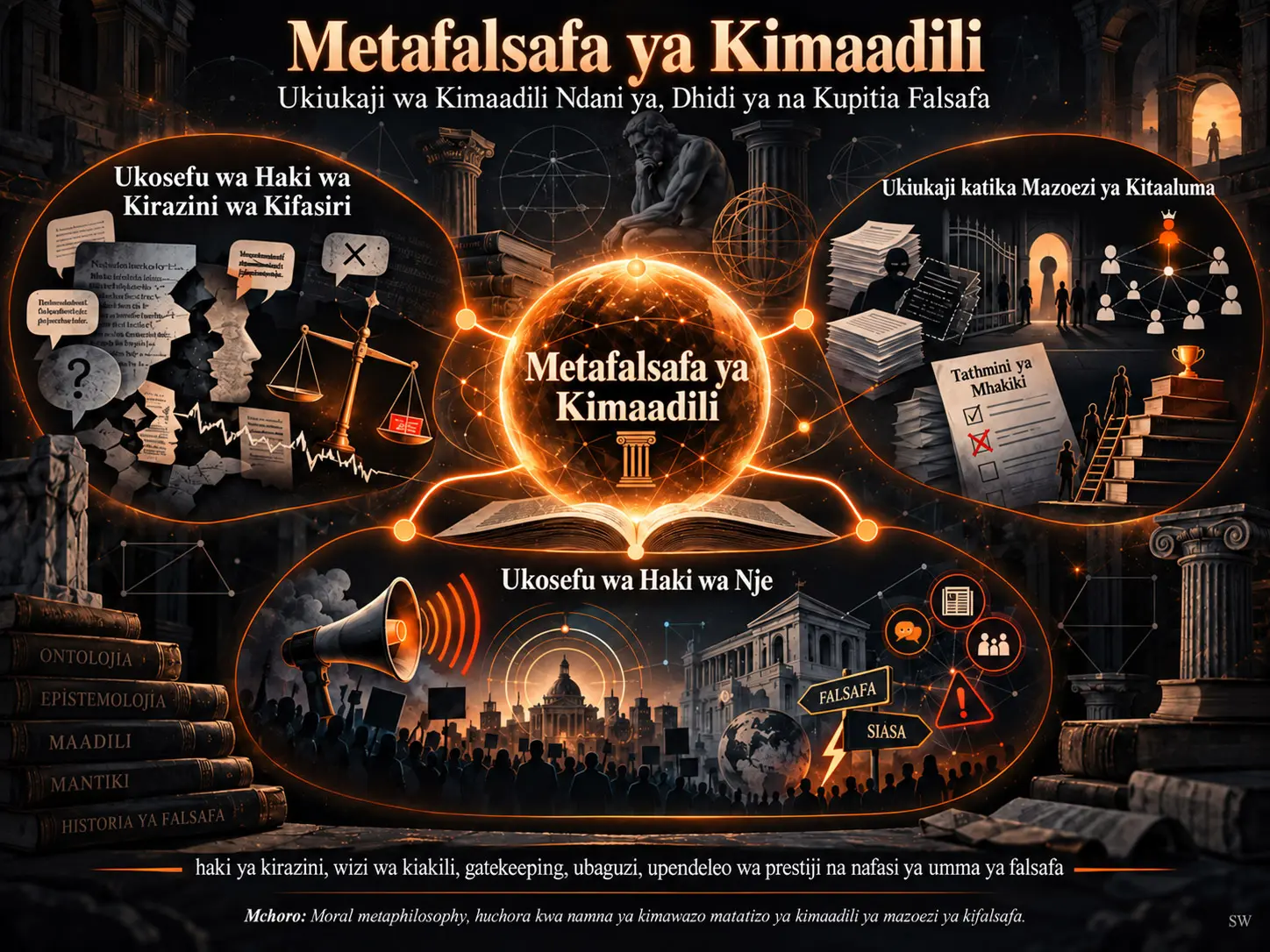 Metafalsafa ya Kimaadili: Utafiti wa Ukiukaji wa Kimaadili Ndani ya, Dhidi ya na Kupitia Falsafa