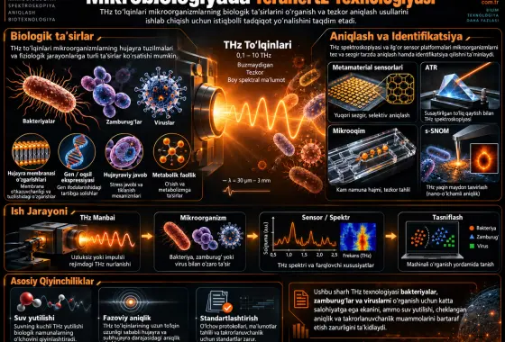 Mikrobiologiyada Terahertz Texnologiyasi Tadqiqotlaridagi Rivojlanishlar