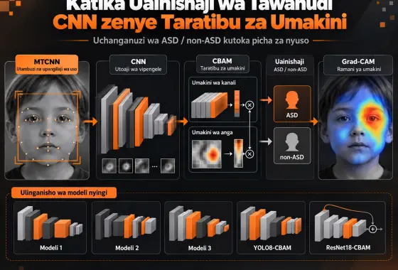 Mitandao ya Neva ya Konvolusheni yenye Miundo Mingi na Taratibu za Umakini kwa Uainishaji wa Ugonjwa wa Wigo wa Tawahudi