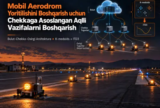 Mobil Aerodrom Yoritilishini Boshqarish uchun Chekkaga Asoslangan Aqlli Vazifalarni Boshqarish
