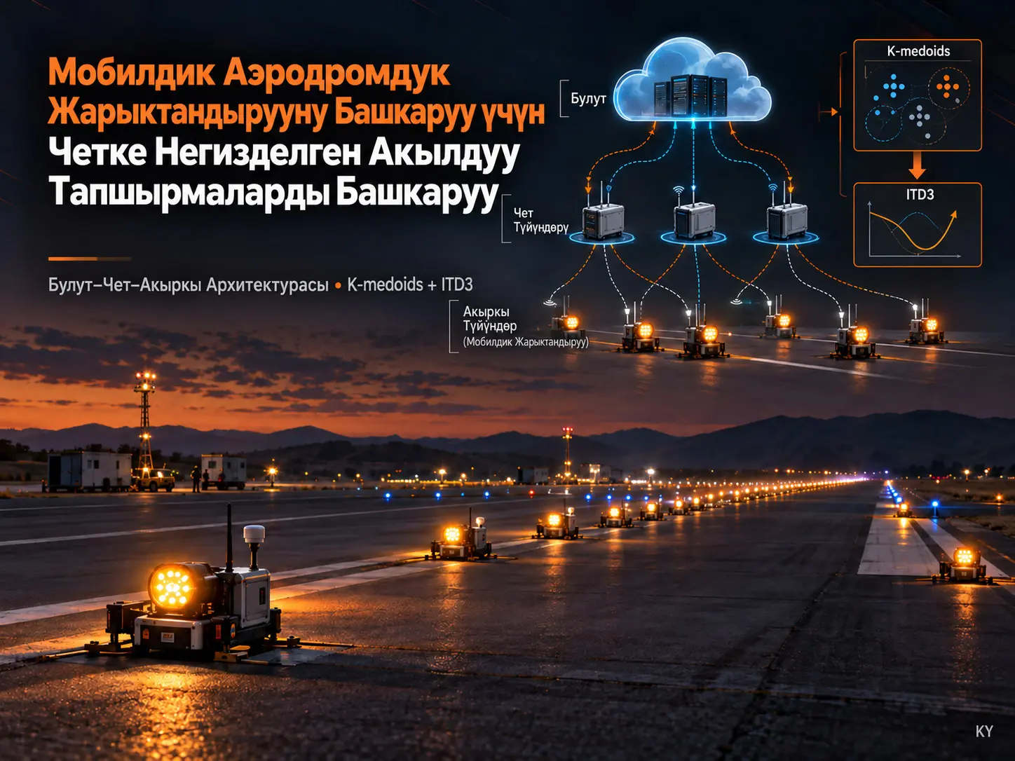 Мобилдик Аэродромдук Жарыктандырууну Башкаруу үчүн Четке Негизделген Акылдуу Тапшырмаларды Башкаруу
