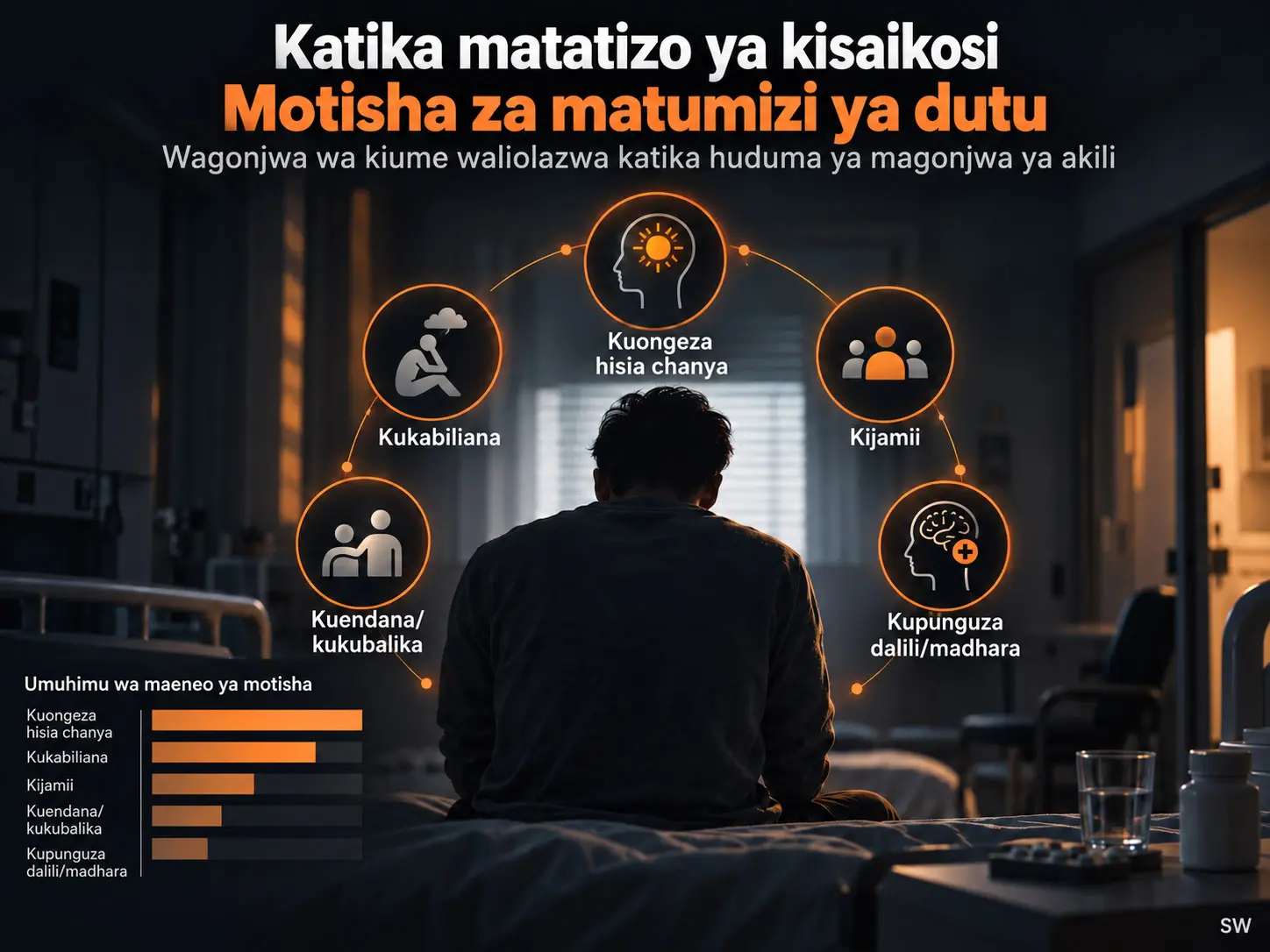 Motisha za Matumizi ya Dutu kwa Wagonjwa wa Kiume Waliolazwa katika Huduma ya Magonjwa ya Akili Wenye Matatizo ya Kisaikosi