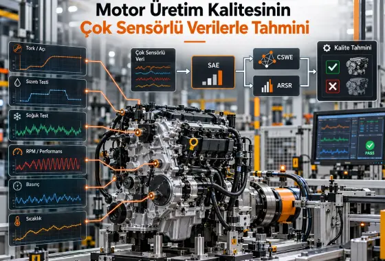 Motor Montaj Sürecinin Çok Sensörlü Verileriyle Otomobil Motoru Üretim Kalitesinin Tahmini