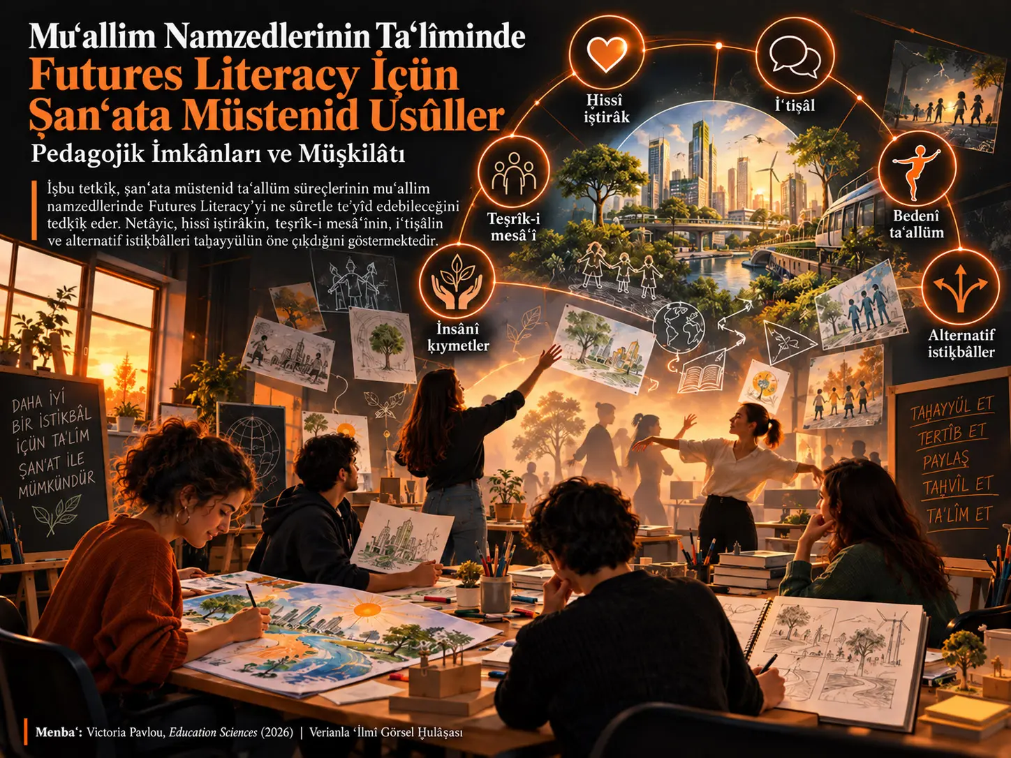 Muʿallim Namzedlerinin Taʿlîminde Futures Literacy İçün Ṣanʿata Müstenid Usûller: Pedagojik İmkânları ve Müşkilâtı
